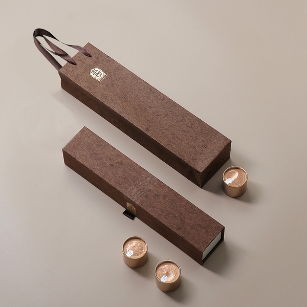 Bộ 6 hộp mini đựng trà, nến, hạt bằng thiếc - HVL TEA