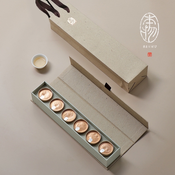 Bộ 6 hộp mini đựng trà, nến, hạt bằng thiếc - HVL TEA