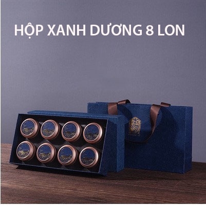 Bộ 6 hộp mini đựng trà, nến, hạt bằng thiếc - HVL TEA