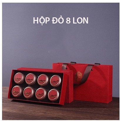 Bộ 6 hộp mini đựng trà, nến, hạt bằng thiếc - HVL TEA