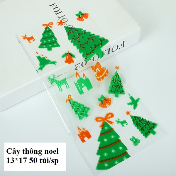 Túi đựng bánh/kẹo, túi đựng quà chủ đề Halloween trong suốt,13*27, 50 túi/sp - VUA BAO BÌ