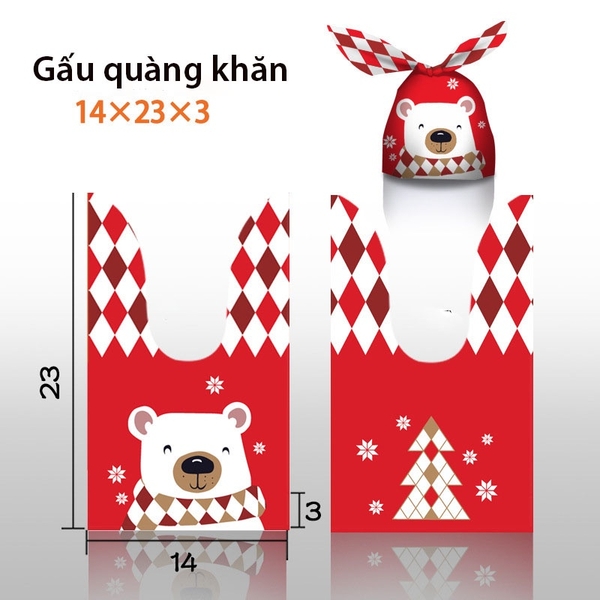 Túi tai thỏ đựng bạnh kẹo họa tiết thú, kỳ lân, mèo may mắn - KING OF OPP