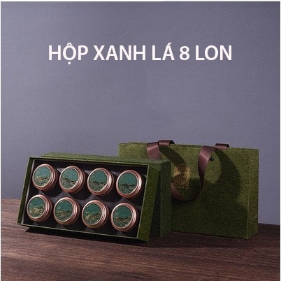 Bộ 6 hộp mini đựng trà, nến, hạt bằng thiếc - HVL TEA