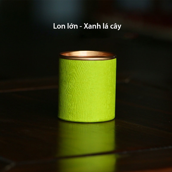 Hộp đựng trà, lon mini đựng trà nắp xé - HVL TEA