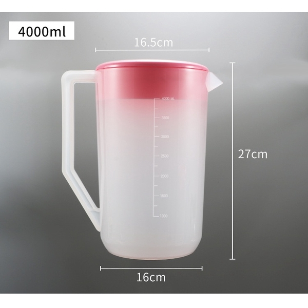 Cốc đong ca đong, chịu nhiệt cao, dung tích lớn, bình đựng nước có nắp - HVL TEA