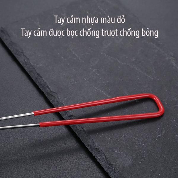 Muôi múc trân châu, topping trà sữa tay cầm đỏ - HVL TEA