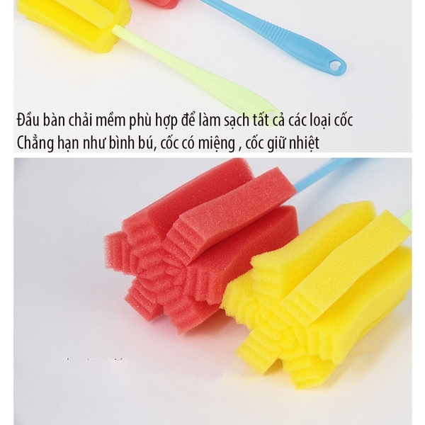 Bàn chải, cọ rửa cốc chén, siêu tiện lợi dễ dàng sử dụng - HVL TEA