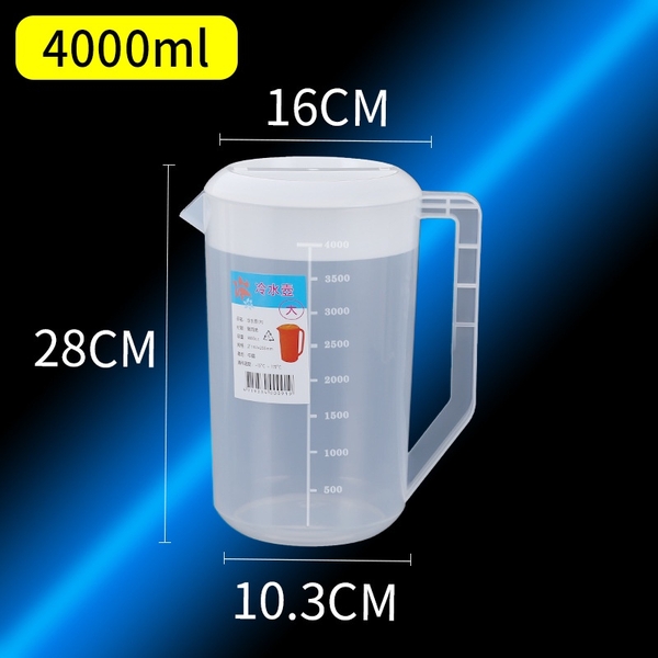 Cốc đong ca đong, chịu nhiệt cao, dung tích lớn, bình đựng nước có nắp - HVL TEA