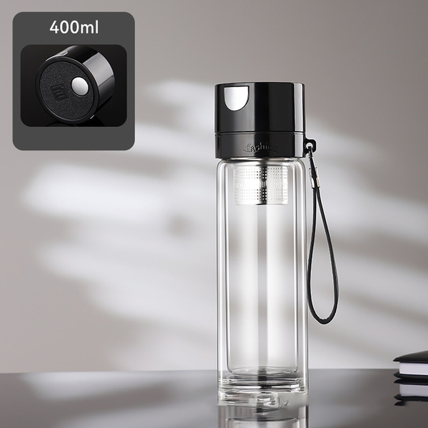 BÌNH PHA TRÀ THỦY TINH 2 LỚP CAO CẤP – CÔNG NGHỆ LỌC TRÀ NAM CHÂM THÔNG MINH