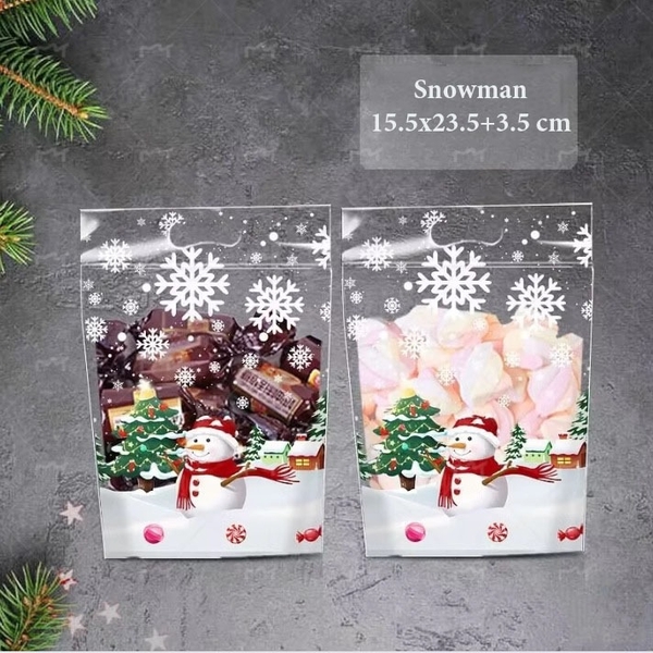 Túi Ziplock Đựng Bánh Kẹo Giáng Sinh, Noel 2025 - Giá Sỉ Tận Xưởng