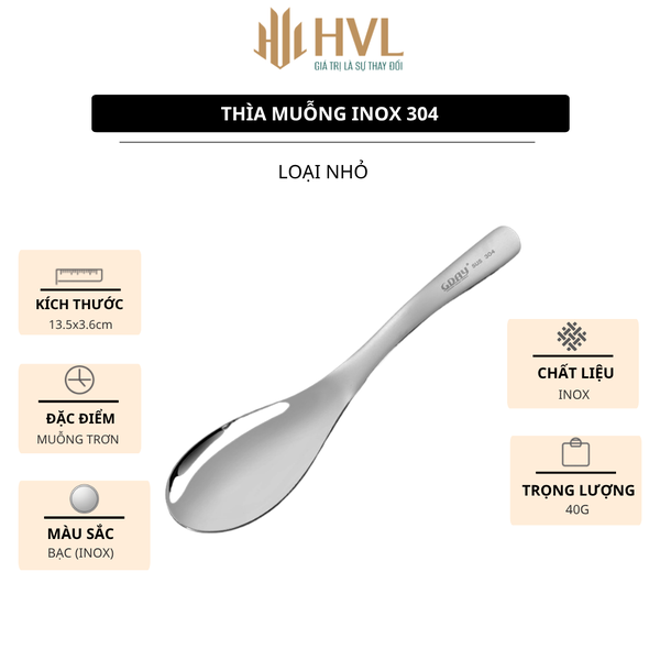 Thìa muỗng inox 304