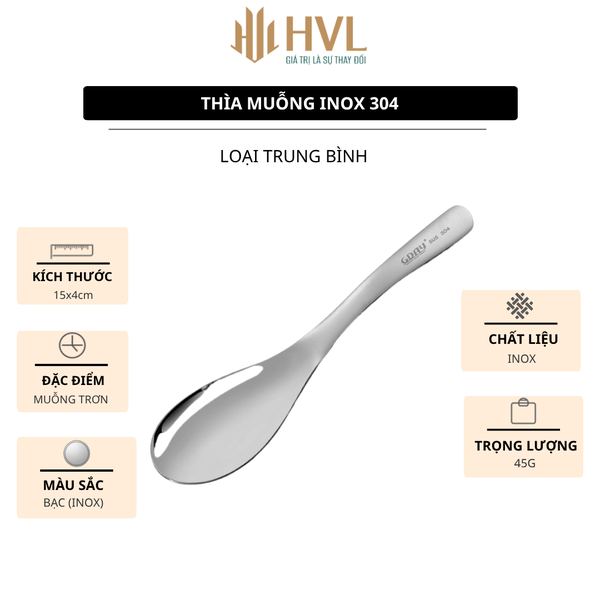 Thìa muỗng inox 304