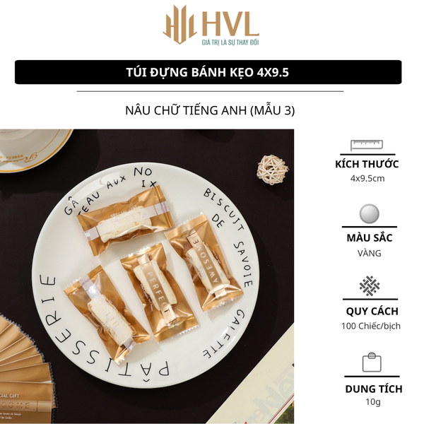 Túi đựng bánh kẹo 4x9