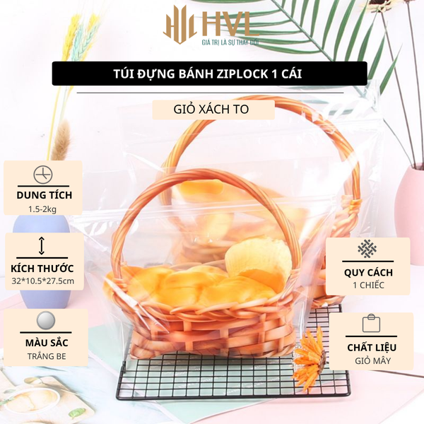 Túi Đựng Bánh ZIPLOCK