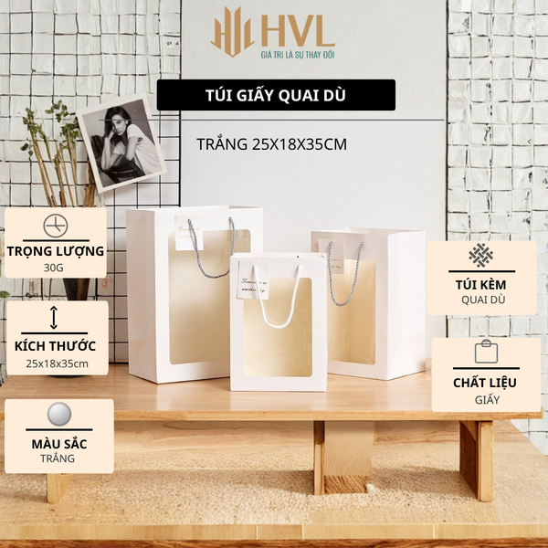 Túi giấy quai dù