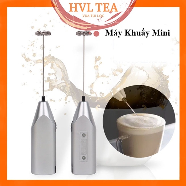 Máy khuấy mini tạo bọt, đánh cafe, đánh sữa tạo bọt di động cầm tay - HVL TEA