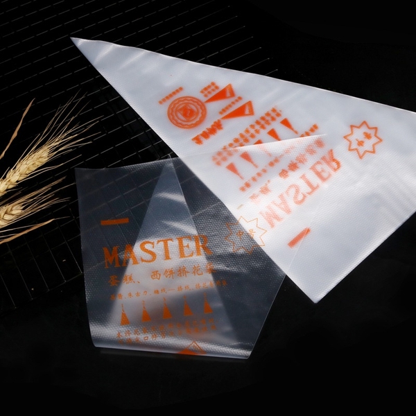 Túi bắt kem nilon, túi trang trí bánh cookie, dụng cụ làm bánh, (100 túi/sp) - VUA BAO BÌ