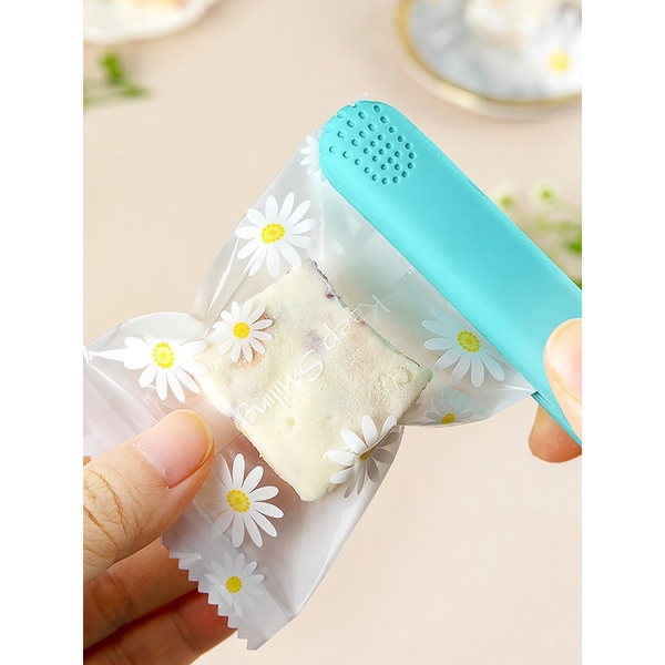 Túi đựng bánh kẹo thanh rong biển hàn miệng đựng bánh kẹo trắng mờ, kích thước 7x12- bao bì bánh kẹo - VUA BAO BÌ