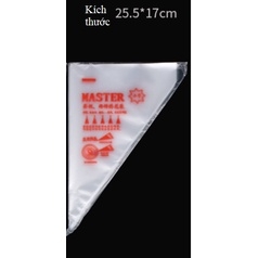 Túi bắt kem nilon, túi trang trí bánh cookie, dụng cụ làm bánh, (100 túi/sp) - VUA BAO BÌ