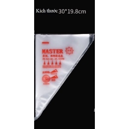 Túi bắt kem nilon, túi trang trí bánh cookie, dụng cụ làm bánh, (100 túi/sp) - VUA BAO BÌ