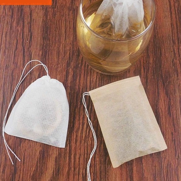 Combo 100 Túi lọc trà, thảo dược, cà phê bằng giấy có dây - HVL