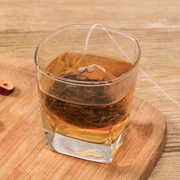 Combo 50 Túi Lọc Trà, Thảo Dược Có Dây Rút Chất Liệu Lưới An Toàn Nhiệt Độ Cao - HVL