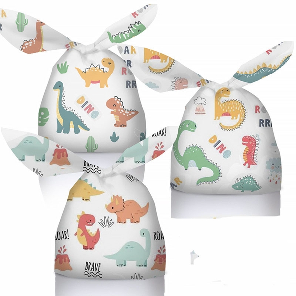 Túi đựng bánh kẹo tai thỏ có nhiều họa tiết dễ thương 14*23*3 - KING OF OPP