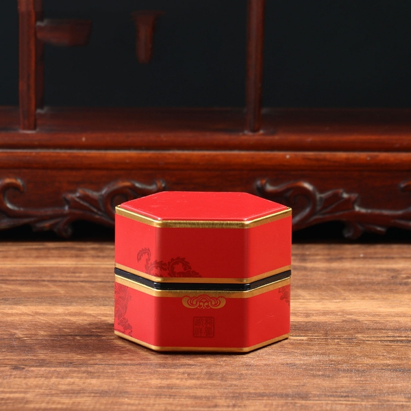 Hộp đựng trà lục giác, bằng thép cao cấp - HVL TEA