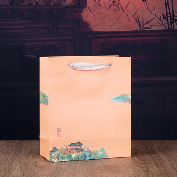 Hộp Thiếc Đựng Trà Hình Chữ Nhật Họa Tiết Hoa - HVL TEA Cao Cấp