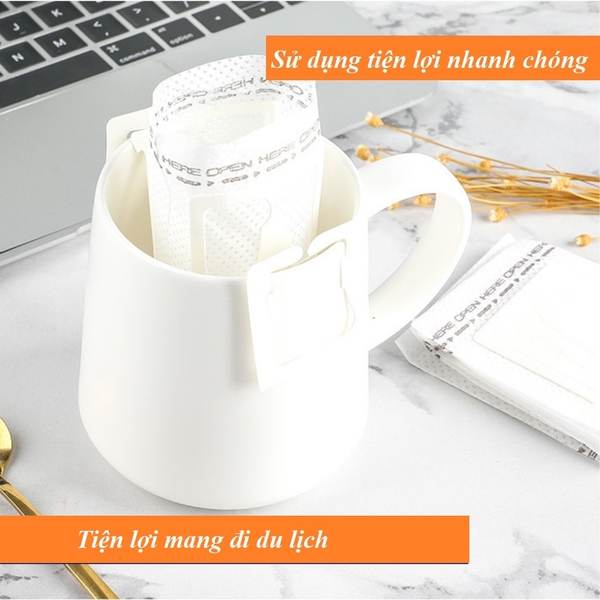 Túi lọc cà phê có tai, pha coldbrew siêu tiện lợi dễ dùng - HVL