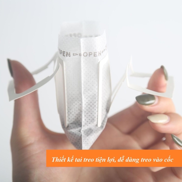 Túi lọc cà phê có tai, pha coldbrew siêu tiện lợi dễ dùng - HVL