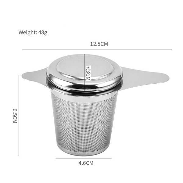 Dụng cụ lọc trà inox có tai cao cấp - HVL