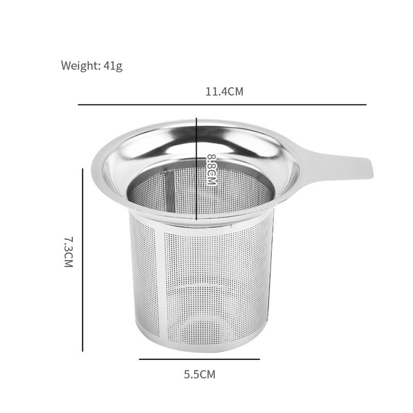 Dụng cụ lọc trà inox có tai cao cấp - HVL