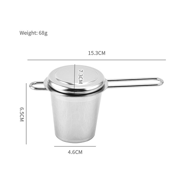Dụng cụ lọc trà inox có tai cao cấp - HVL