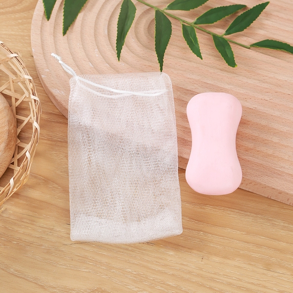 Túi lưới tạo bọt xà phòng tiện lợi, vải lướI, lưới tạo bọt - HVL TEA