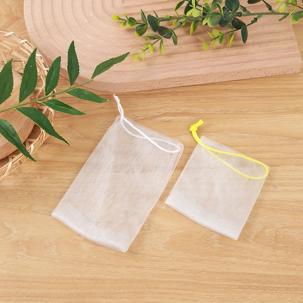 Túi lưới tạo bọt xà phòng tiện lợi, vải lướI, lưới tạo bọt - HVL TEA