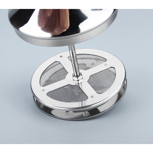 Ca đánh sữa tạo bọt inox 2 lớp có nắp cao cấp 400ml - 800ml - HVL TEA