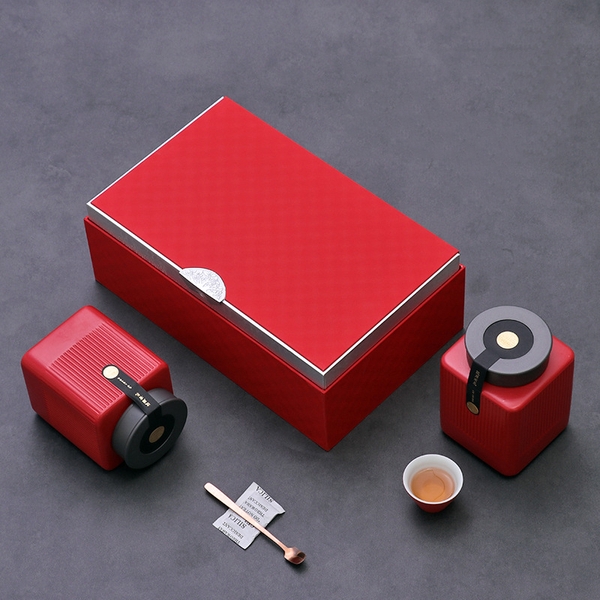 Hộp đựng trà bằng sứ - HVL TEA