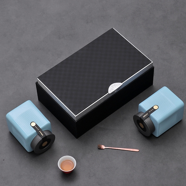 Hộp đựng trà bằng sứ - HVL TEA