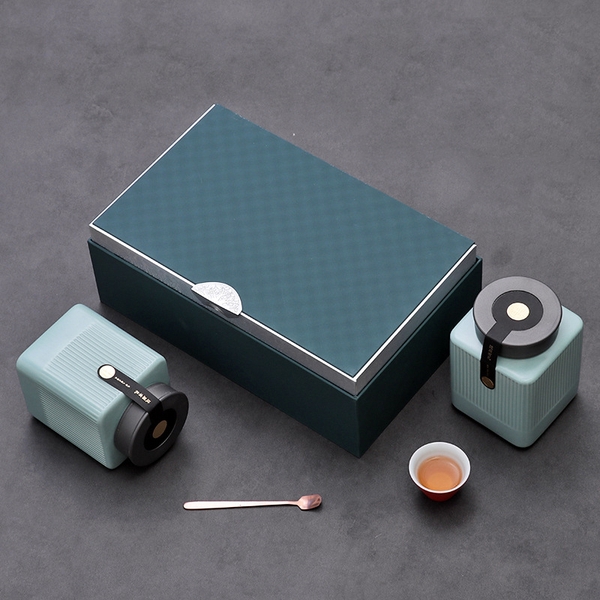 Hộp đựng trà bằng sứ - HVL TEA