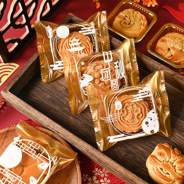 Túi đựng bánh trung thu, 100 túi/sp, mẫu mới nhất năm 2023 - VUA BAO Bì