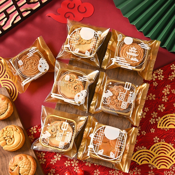 Túi đựng bánh trung thu, 100 túi/sp, mẫu mới nhất năm 2023 - VUA BAO Bì