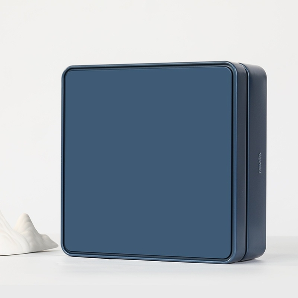 Hộp trà thiếc Vuông Ngang 16.5x16.5x6.5cm - HVL TEA