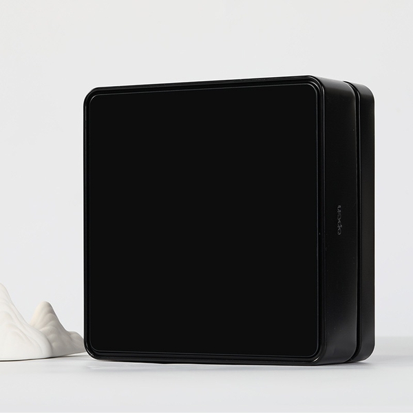 Hộp trà thiếc Vuông Ngang 16.5x16.5x6.5cm - HVL TEA