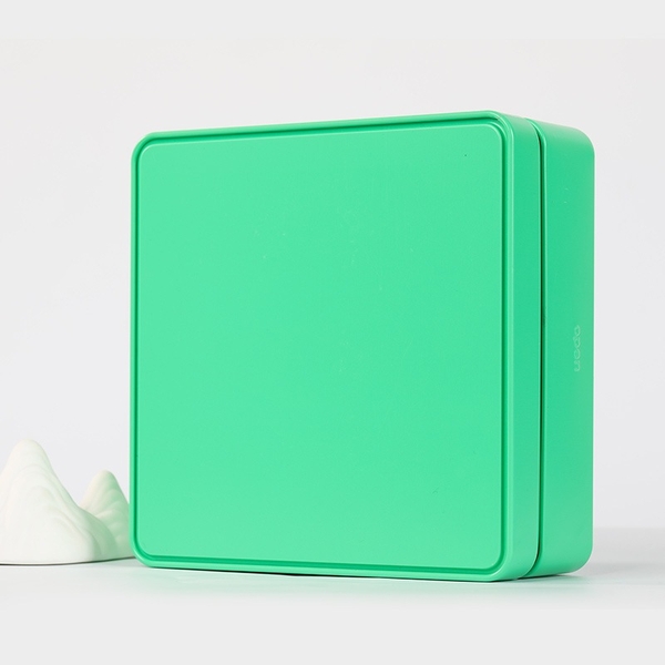 Hộp trà thiếc Vuông Ngang 16.5x16.5x6.5cm - HVL TEA