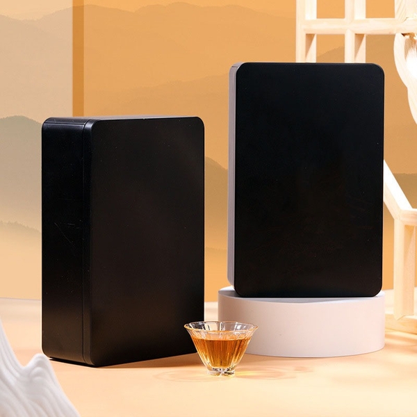 Hộp trà thiếc Hình Chữ Nhật Ngang 22x14x7cm - HVL TEA