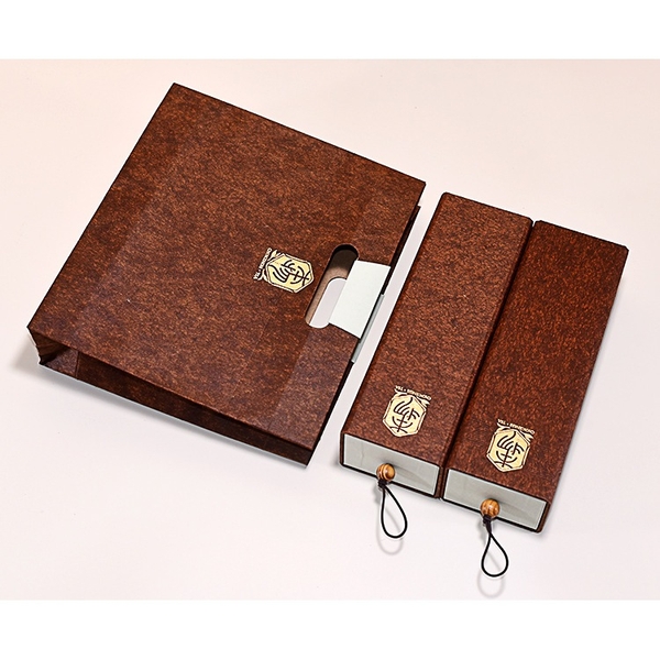 Hộp trà giấy dạng kéo, hộp quà tặng cổ điển - HVL TEA