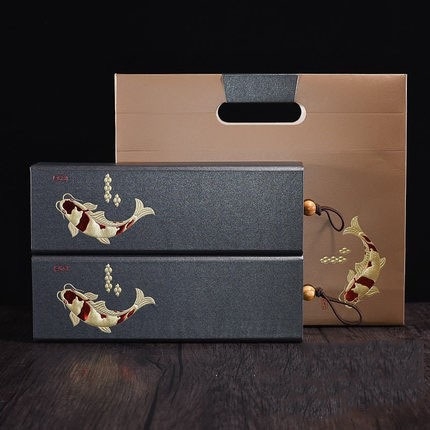 Hộp trà giấy dạng kéo, hộp quà tặng cổ điển - HVL TEA