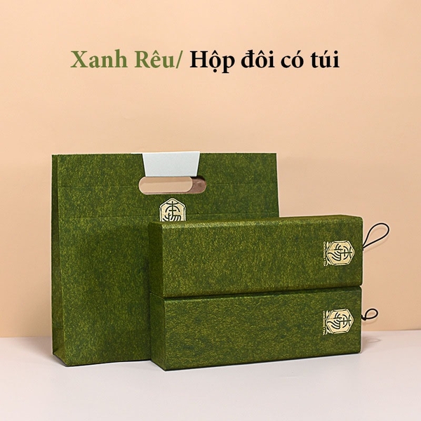 Hộp trà giấy dạng kéo, hộp quà tặng cổ điển - HVL TEA