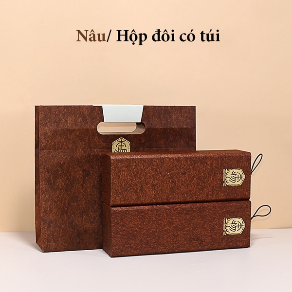 Hộp trà giấy dạng kéo, hộp quà tặng cổ điển - HVL TEA